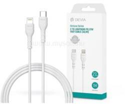 DEVIA ST394584 Kintone 1m 27W PD Type-C - Lightning adat- és töltőkábel (ST394584) (ST394584)