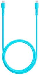 Ttec Кабел ttec - Data, USB-C/USB-C, 1.2 m, Neon Blue (8694470827308)