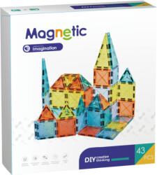 Bufnitel Joc de constructie magnetic - 43 piese (5.5 cm) (EDUC-CH1301) Jucarii de constructii magnetice