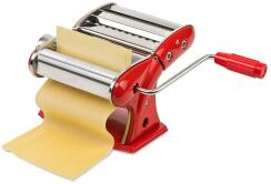 Girmi IM92 kézi tésztagép, 7 vastagság, piros színű (15462) (15462)