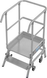 KRAUSE Stabilo egy oldalon járható gurítható dobogó, 1x2 (821003)