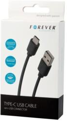 Forever Cablu de date Forever USB/USB-C 1m 1A negru (T_0014092)