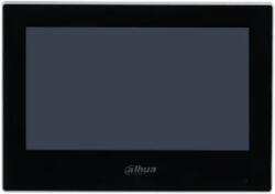 Dahua IP video kaputelefon (beltéri egység, WiFi, 7" touch screen, 1024x600, PoE, SD, I/O, H. 265, fekete) (VTH2621G-WP) (VTH2621G-WP)