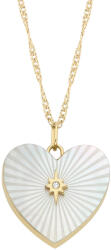 Fossil Romantikus aranyozott nyaklánc Locket JF04430710