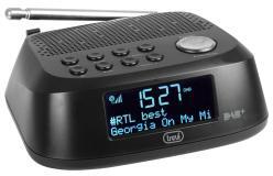 Trevi RC 80D4 DAB Black asztali óra (14402) (14402)