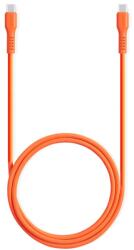 Ttec Кабел ttec - Data, USB-C/USB-C, 1.2 m, Neon Orange (8694470828039)