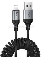 hoco. X121 adatkábel (Type-C - lightning, 27W, PD gyorstöltő, 150cm, cipőfűző) FEKETE (HOCO_X121_L2_BLACK) (HOCO_X121_L2_BLACK)