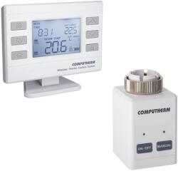 COMPUTHERM Q12RF állítómű + Q72RF (TRV) termosztát (párban) (Q12RF + Q72RF (TRV)) - meleget