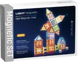 Bufnitel Joc magnetic Diamond cu lumini - 83 piese (7.5 cm) (EDUC-CH1222) Jucarii de constructii magnetice