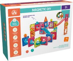 Bufnitel Labirintul meu magnetic - 78 piese (7.5 cm) (EDUC-CH1007) Jucarii de constructii magnetice