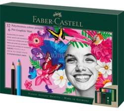 Faber-Castell Polychromos & Pitt Graphite Matt 40 db-os művészceruza készlet (FABER-CASTELL_FC210053) (FABER-CASTELL_FC210053)