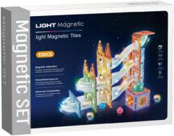 Bufnitel Labirint magnetic Diamond cu lumini - 93 piese (7.5 cm) (EDUC-CH1224) Jucarii de constructii magnetice