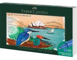Faber-Castell Sydney 12 db-os művészfilctoll készlet (FABER-CASTELL_FC267138) (FABER-CASTELL_FC267138)