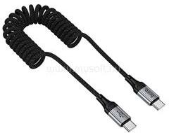 hoco. X121 adatkábel Type-C - Type-C, 100cm, FEKETE (HOCO_X121_C_BLACK) (HOCO_X121_C_BLACK)