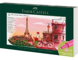 Faber-Castell Paris 12 db-os művészfilctoll készlet (FABER-CASTELL_FC267136) (FABER-CASTELL_FC267136)
