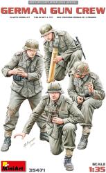 MiniArt Models 1/35 Német ágyúkezelő személyzet katonai figura modell szett (MI35471)