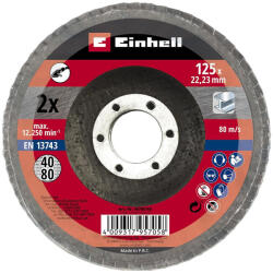 Einhell lamellás csiszolókorong 125mm K 40/80 EH 2db/csomag (49795705)