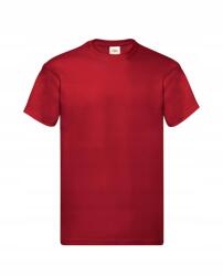 Fruit of the Loom Férfi póló, Fruit of the Loom, pamut, piros, XL INTL (633207)