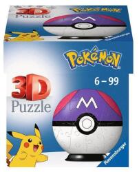 Ravensburger 55 db-os 3D puzzle - Pokémon Poké Balls - Master Ball (11564) (11564)
