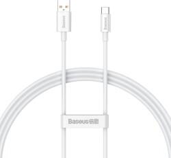Baseus Superior USB - USB-C kábel, 100W, 1m (fehér)