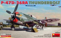 MiniArt Models 1/48 P-47D-26RA Thunderbolt vadászgép modell (MI48003)