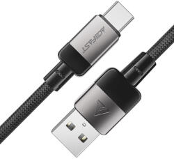 ACEFAST USB Type-C ACEFAST Data Cable (C9-04) Gyors Töltés, 3A, Fonott Nylon, 25.000 Hajlítás, 1.2m - Fekete
