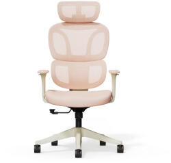 Flexispot BS5P ergonomikus irodai szék, rózsaszín - hálós háttámla, állítható karfák és modern megjelenés (BS5P)