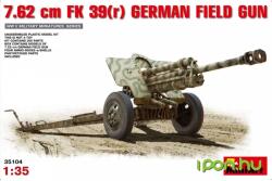 MiniArt Models 1/35 7.62 cm FK 39(r) German Field Gun katonai eszköz modell