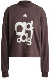 Adidas W Bluv Crew blúz IS4298 női barna XXS (IS4298-XXS)
