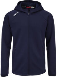 CCM LOCKER ROOM FLEECE FULL ZIP HOODIE True Navy Férfi-melegítőfelső M