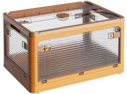 Flippy Összecsukható tárolódoboz, Flippy, Fedővel, 29 L, Műanyag, 40, 5x29x24, 5 cm, Narancssárga (122965)