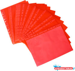  Genotherm lefűzhető A4, 50 micron, 25 db/csomag, KARTON P+P piros (49935)