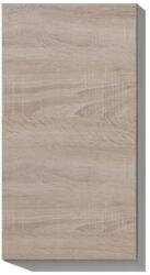 TEMPO KONDELA Felsőszekrény egy ajtóval, tölgy sonoma, jobbos, LINE G30 (109191)