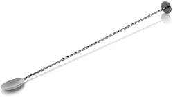  NOCTURN csavart szárú korong végű bárkanál 40 cm rozsdamentes acél gunmetal