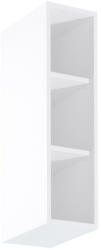 TEMPO KONDELA Nyitott felsőszekrény W200, fehér, SICILIA (194628)