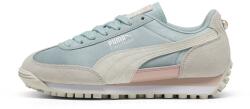 PUMA Puma, Easy Rider sneaker nyersbőr részletekkel, Csontszín, Barackszín, Világoskék, 38 EU (400557-01-5)