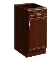 TEMPO KONDELA Alsószekrény D40S1 fiókkal, jobbos, dió Milano, SICILIA (194695)