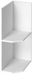 TEMPO KONDELA Alsó sarokszekrény, fehér, jobbos, ROYAL D25PZ (109203)