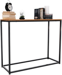 TEMPO KONDELA Konzolasztal, fekete, KALISTO (303299)