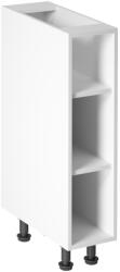 TEMPO KONDELA alsószekrény két polccal D20P, fehér, PROVANCE (195324)
