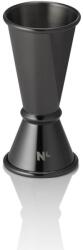  NOCTURN japán stílusú italmérce 20/40 ml rozsdamentes acél gunmetal