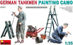 MiniArt Models 1/35 Álcázást festő német tank személyzet figura modell kiegészítő (MI35327)