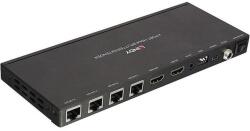 Lindy Splitter Extender Lindy LY-38155, 4 Porturi HDMI, IR 50 metri (Negru)