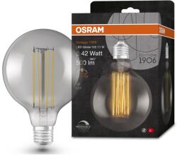 OSRAM 1906 Globe 125 vintage LED izzó, Dimmelhető, E27, 11W (42W), 500 lm, 1800K, Füst