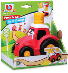 Bburago Jr. Nyomd le és indul - traktor (16-89026)