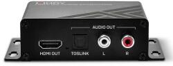 Lindy Adaptor Lindy LY-38361 HDMI 4K60 Audio Extractor, Negru (LY-38361)