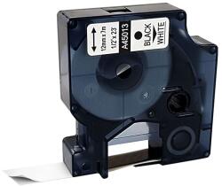 AIMO Etichete compatibile Dymo Labelamanger 12mm negru alb S0720530 organizare generala, prize, intrerupatoare (A45013)