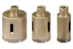 Metabo Csempe gyémántfúró korona készlet, "Dry", 3 részes, M 14 (628322000) (628322000)