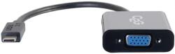 C2G USB 2.0 Type C VGA/D-Sub Átalakító Fekete 10cm 88843 (88843)