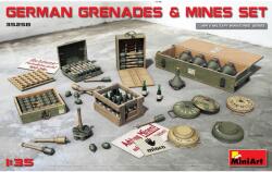 MiniArt Models 1/35 Német gránát és akna katonai modell kiegészítő szett